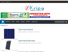 Tablet Screenshot of kripainverterups.com